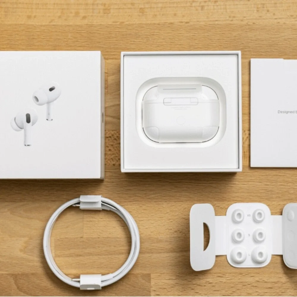 Apple AirPods Pro with White Accessories